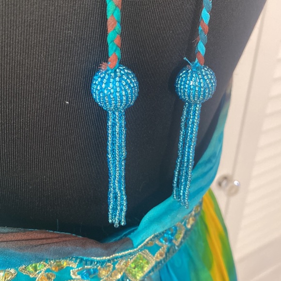 Blush Prom by Alexia NWT Rainbow Halter Dress - Picture 7 of 11